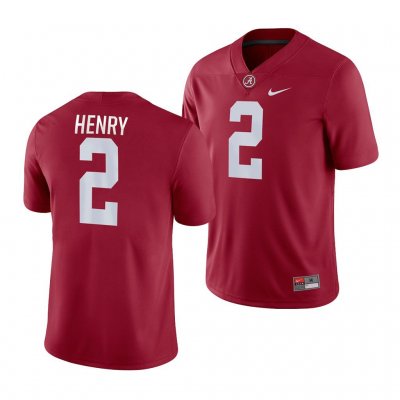 Men's Alabama Crimson Tide #2 Derrick Henry Crimson Game NCAA Nike College Football Jersey 2403HMPG5